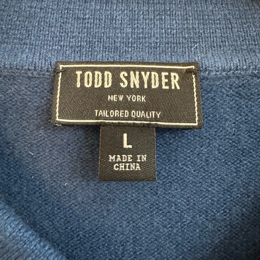 Todd Snyder Cashmere Cardigan Blue L - Picture 5 of 7